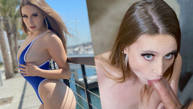 [TeamSkeetXSeries] - Enjoying a Free Blowjob with Laney Grey - Laney Grey - Romeo Mancini