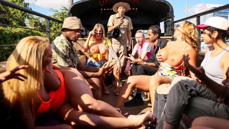 [Brazzers] - High Heels and Sexy Tour Guide Fun - Richelle Ryan - Mellanie Monroe - Lolly Dames - Damion Dayski - Diego Perez