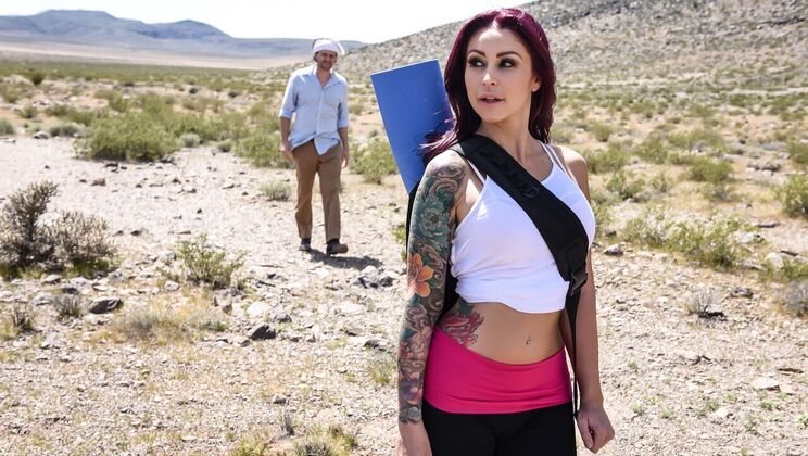 [Brazzers] - Voyeur Fun with Athletic Redhead - Monique Alexander - Preston Parker