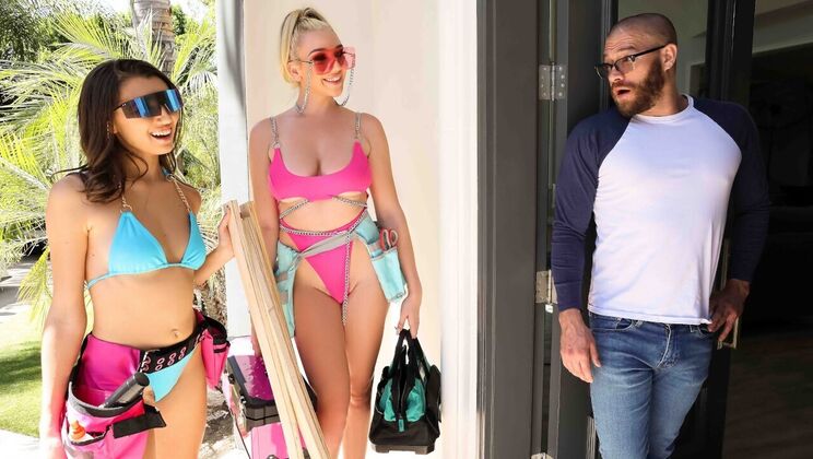 [Brazzers] - Sexy Girls in High Heels and Glasses - Xander Corvus - Kendra Sunderland - Maya Woulfe