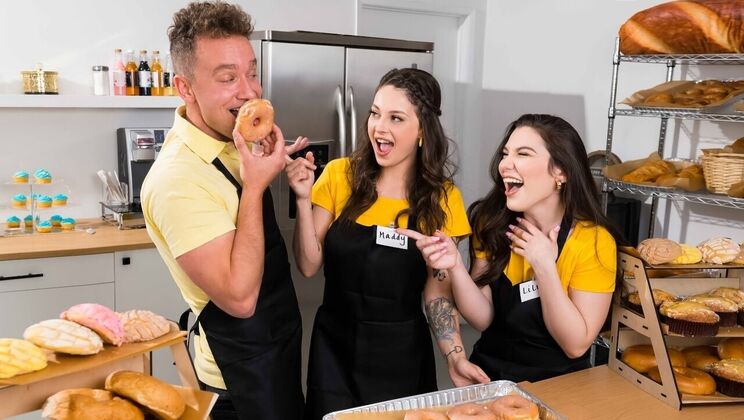 [Brazzers] - Short Hair Sex - Brunette and Blonde Fun - Van Wylde - Lily Lou - Maddy May