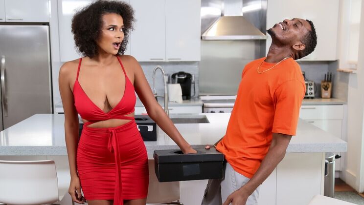 [RKPrime] - Natural Tits and Horny Blowjob in High Heels - Jonathan Jordan - Alina Ali