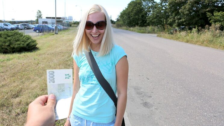 [PublicAgent] - Public Outdoor Blowjob and Fuck - Blake Blossom - James Angel