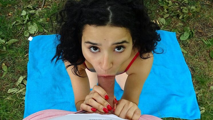 [PublicAgent] - Tight Pussy Fucked in Public Outdoors - Canela Skin