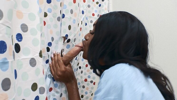 [RKPrime] - Interracial Shower Surprise with Glory Hole - Seth Gamble - Ashley Aleigh