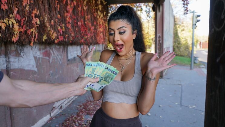 [PublicAgent] - Indian Girl Swallows Cum in POV - Erik Everhard - Marina Maya