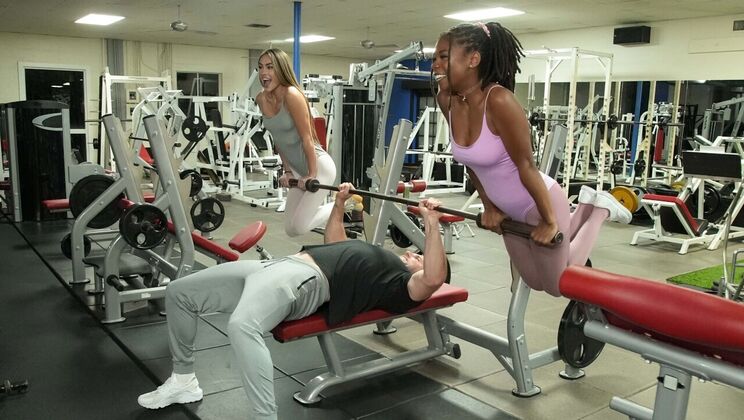 [RKPrime] - Besties Get Fucked in Cowgirl and Reverse Cowgirl - jmac - Mackenzie Mace - Hazel Grace