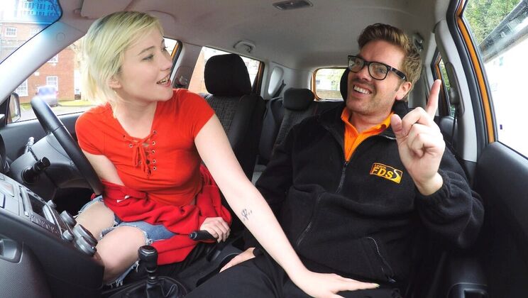 [FakeDrivingSchool] - Ryan Ryder's Shaven Art Student Fucked Hard - Ryan Ryder