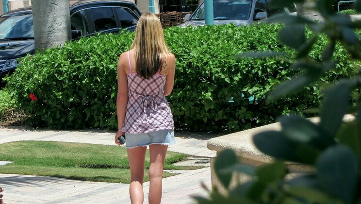 [PervsOnPatrol] - Brunette Girl Enjoys a Hard Cock in the Missionary