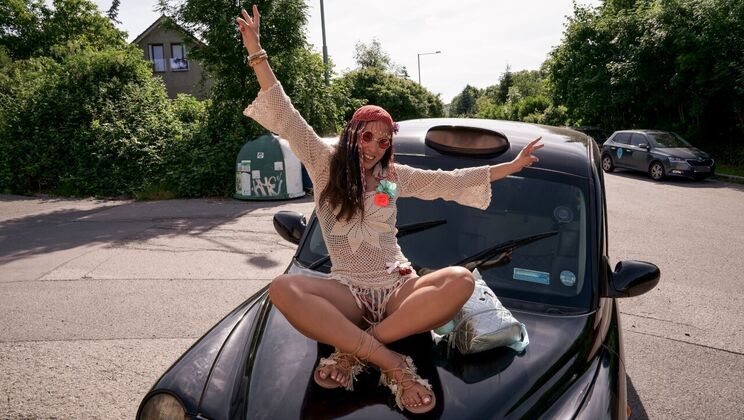 [FakeTaxi] - European Girl's Masturbation - Linda del Sol