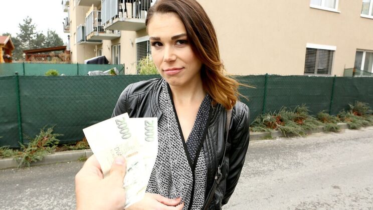 [PublicAgent] - Doggystyle Car Fuck with Creampie Finish - Nelya