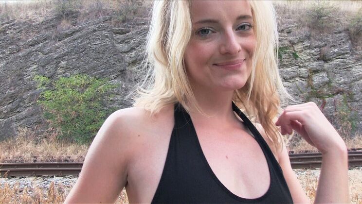 [FakeTaxi] - Creampie Amateur Cheerleader Outdoor Sex