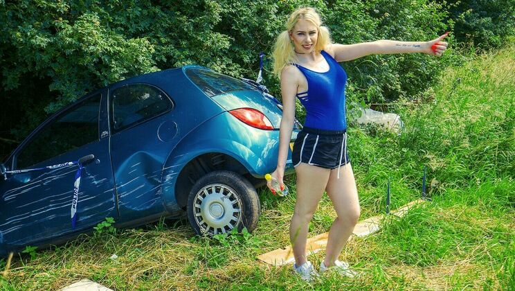 [StrandedTeens] - Busty Brit Sucks Off Lifesaver - Grace Harper