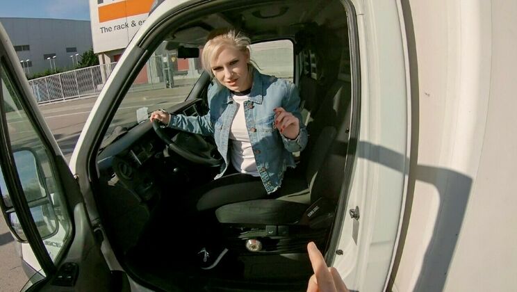 [StrandedTeens] - Public Moving Truck Sex - Erik Everhard - Rossella Visconti