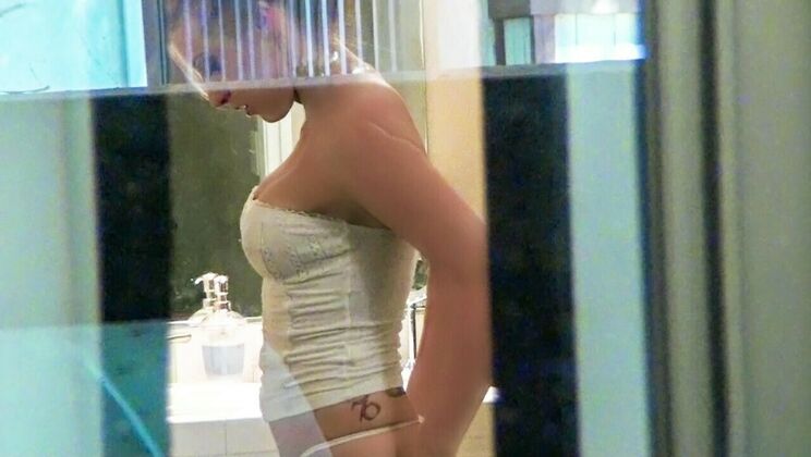 [PervsOnPatrol] - Reverse Cowgirl Fuck with Blonde Athena Angel - Jack Vegas - Athena Angel