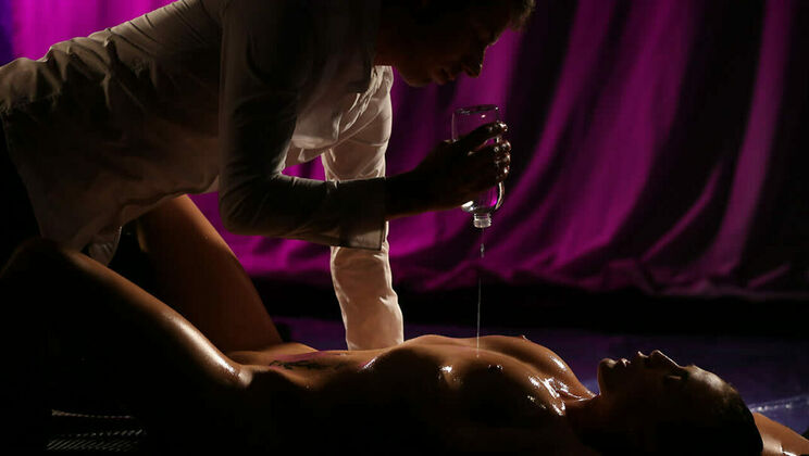 [SinfulXXX] - Brunette Babe Nicole Love Gets Naughty Massage - Nicole Love