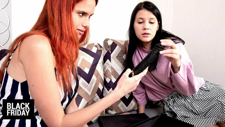 [ClubSweethearts] - Lesbian Unboxing Turns into Wild Sex on Black Friday - Angel Rai - Viola Weber