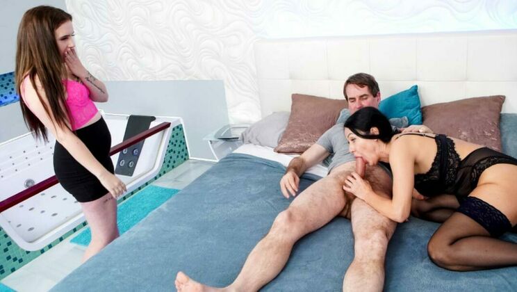 [GrandparentsX] - Best Blowjob and Cumshot Ever with Caroline Mann