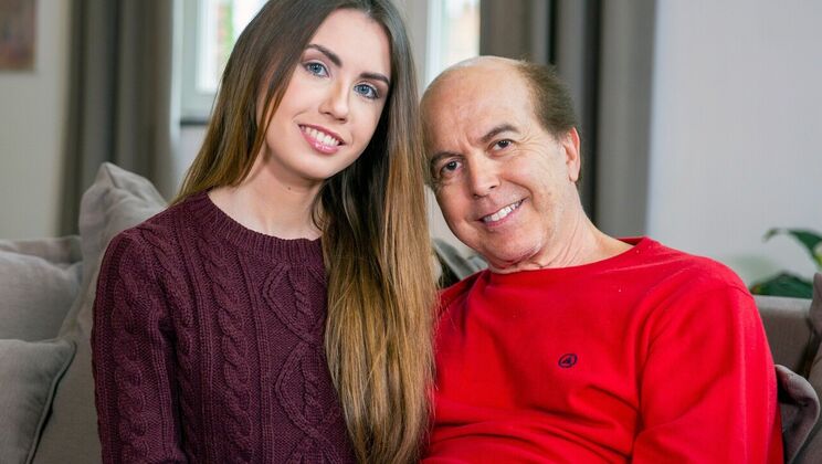 [Oldje] - Marcello's Ball Licking Delight with Elle Rose - Elle Rose - Marcello