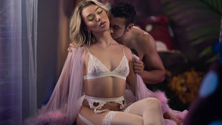 [TransAngels] - Reverse Cowgirl with Blonde Nymph