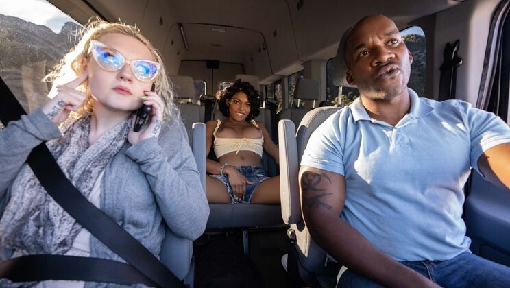 [TransAngels] - Interracial Blowjob with Shemale and Big Cock - Lola Morena - Smash Thompson