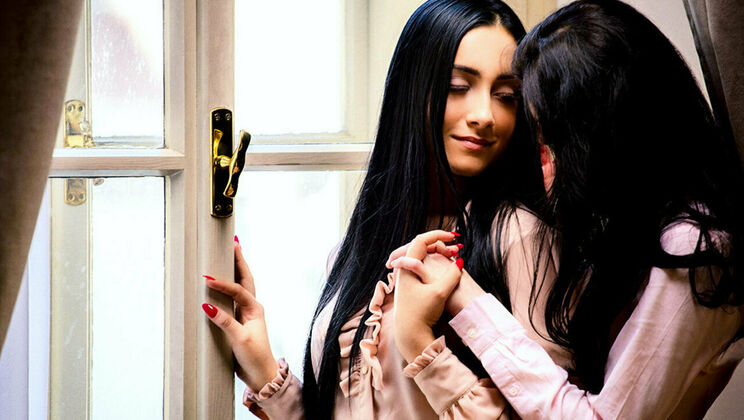 [SexArt] - Miniskirt and Lingerie Lesbian Action - Anna Rose - Margot A