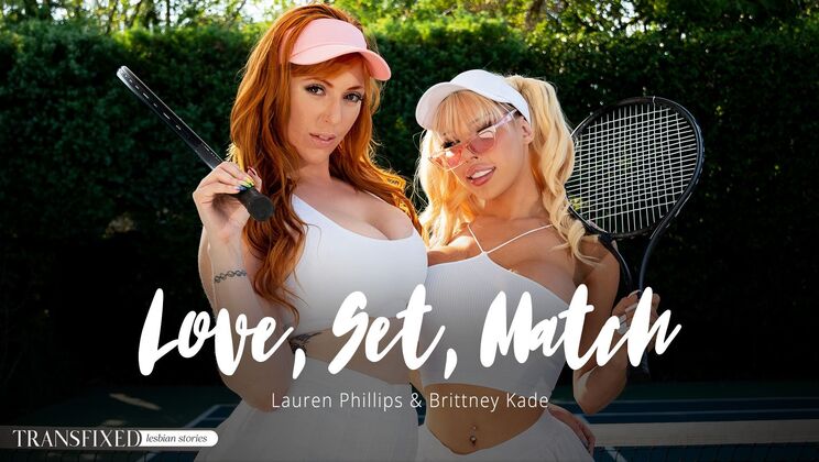 [Transfixed] - Match Point: Shemale Fitness Fuck - Lauren Phillips - Brittney Kade