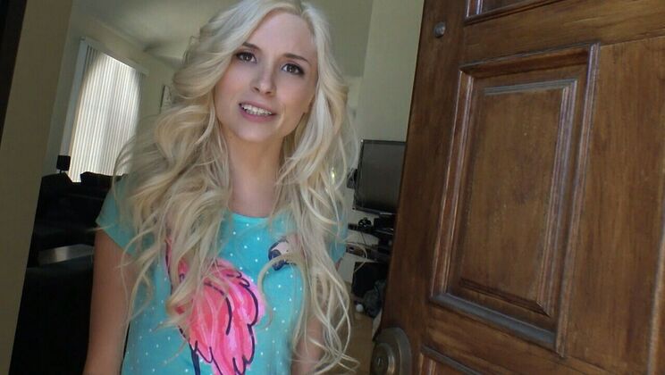 [IKnowThatGirl] - Amateur Teen Gags on Dick - Piper Perri