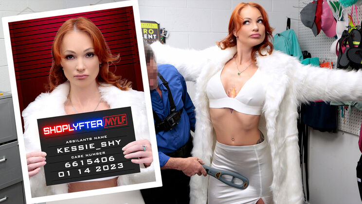 [ShopLyfterMYLF] - European Redhead MILF Gets Fucked in Cowgirl Position - Rusty Nails - Kessie Shy