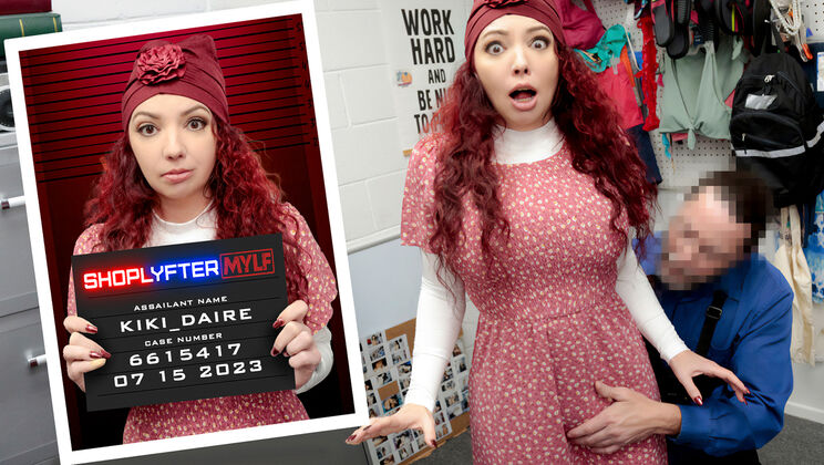 [ShopLyfterMYLF] - Shaved MILF Gets Fucked in the Office - Jack Vegas - Kiki Daire