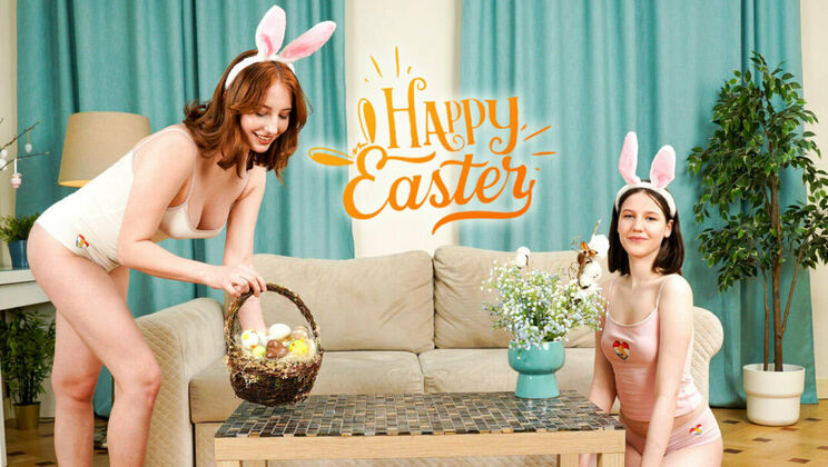 [ClubSweethearts] - European Babe Emma and Margo's Easter Play - Emma Korti - Margo von Teese