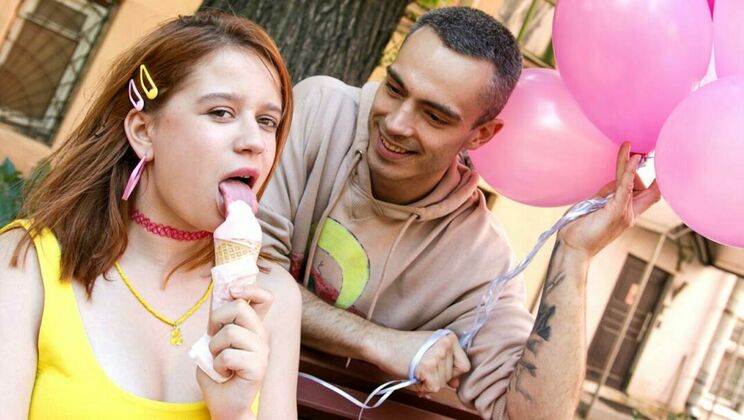 [ClubSweethearts] - European Babe Red Louboutin Enjoys Cumshot Facial - Willy Regal - Red Louboutin