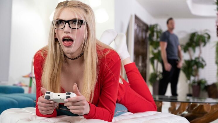 [TransAngels] - Big Tits Gamer Girl Fucked