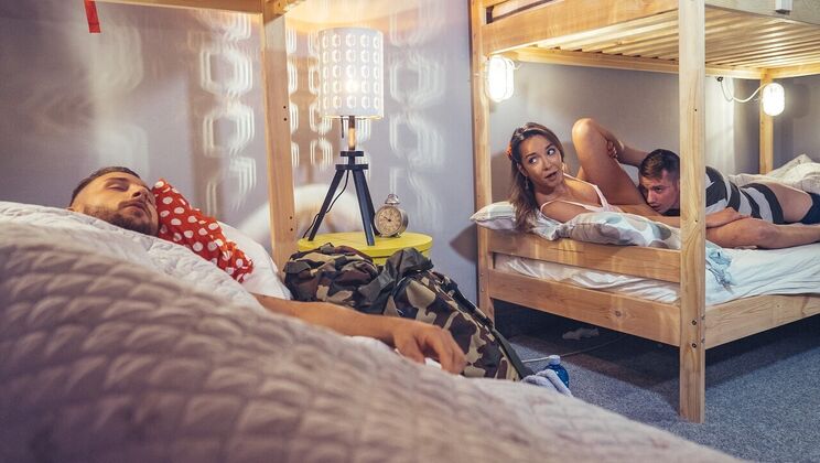 [FakeHostel] - Threesome Pussy Licking and Cum