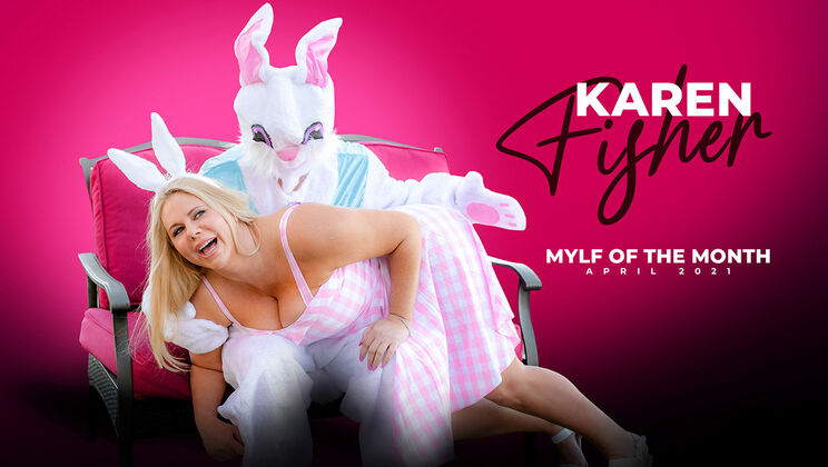 [MylfOfTheMonth] - High Heels and Cum: Karen Fisher's Easter - Karen Fisher - Robby Apples