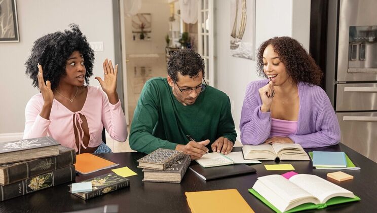 [SneakySex] - College Babes with Tattoos Love Deepthroat - Alex Jones - Alexis Tae - Nicole Kitt