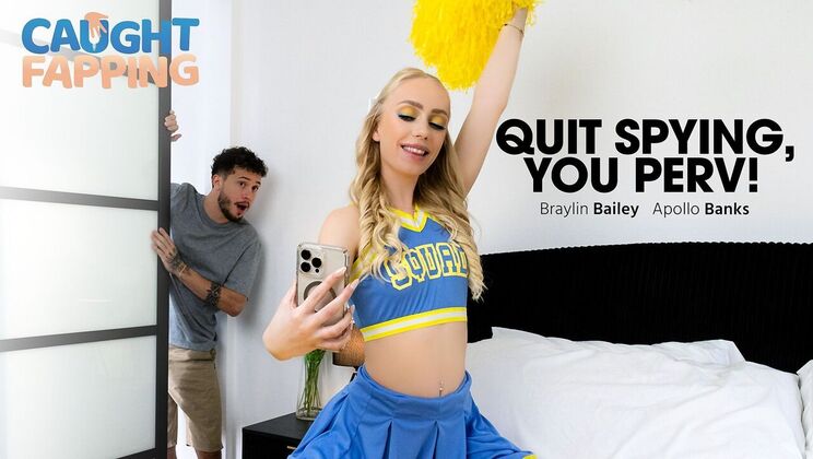 [CaughtFapping] - Doggystyle with Cheerleader Braylin Bailey - Braylin Bailey - Apollo Banks