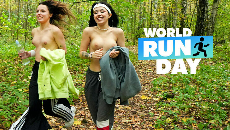 [ClubSweethearts] - Brunette and Redhead Teens Get Wet and Play