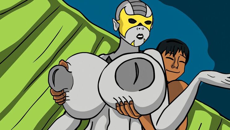 [AdultTimeAnimation] - Big Cock Interracial Titty Fuck