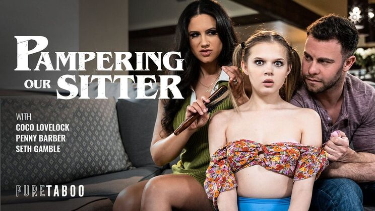 [PureTaboo] - Cum on Sitter's Tits - Seth Gamble - Penny Barber - Coco Lovelock