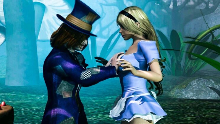 [AdultTimeAnimation] - Big Tits Blonde: Alice's Cumshot Wonderland - Kira Noir - April Oneil - Wolf Hudson - Serene Siren