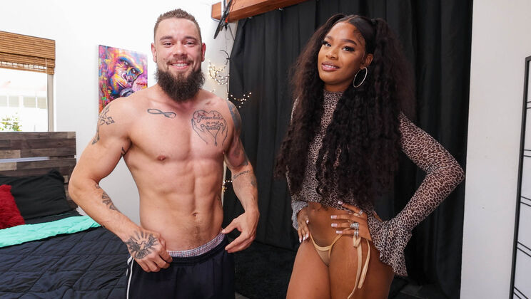 [HotGuysFuck] - Black Beauty Brianna Moore and Brodie Graves Get Intimate - Brianna Moore - Brodie Graves