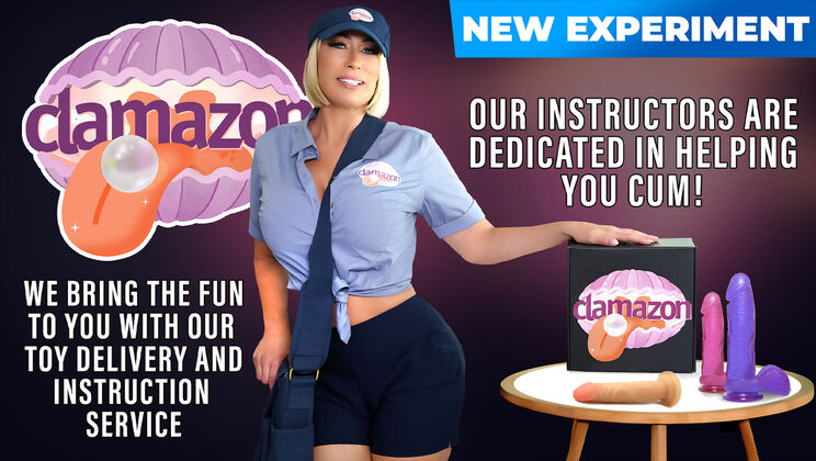 [MylfLabs] - Hot Blonde Teen Mellanie Monroe Sucks Cock in Uniform - Clamazon - Peter Green - Mellanie Monroe - Selina Bentz