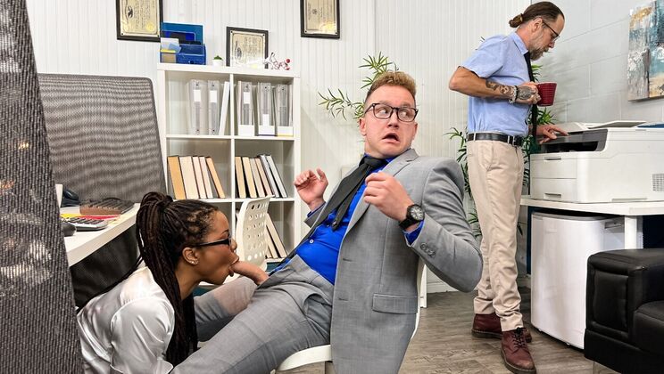 [WorkMeHarder] -  Trimmed Pussy Takes a Cumshot - Kira Noir - Van Wylde