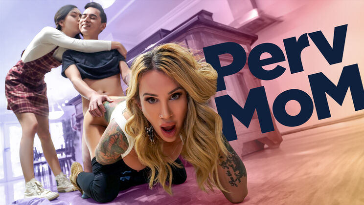 [PervMom] -  Double Blowjob and Facial