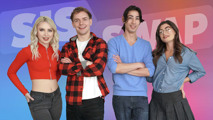 [SisSwap] - First-Time Taboo Sex with Busty Stepsister Mae Milano - David Lee - Mae Milano - Britt Blair - Joshua Lewis