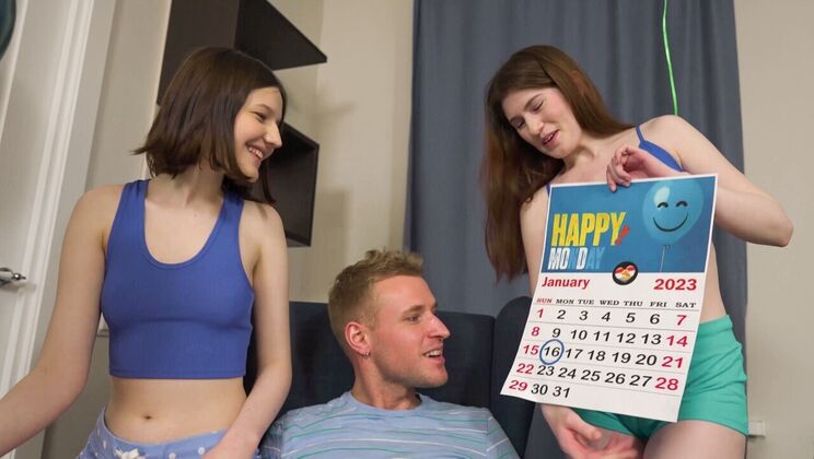 [ClubSweethearts] - Blonde & Brunette Share a Big Cock - Leo Dee - Hot Pearl - Margo von Teese