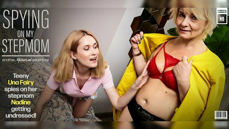 [Mature.nl] - Una Fairy and Nadine: Lesbian Action with Pussy Licking - Nadine - Una Fairy