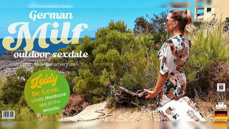 [Mature.nl] - German MILF Gets Fucked Hard in the Woods - Jean Pallett - Leidy De Leon