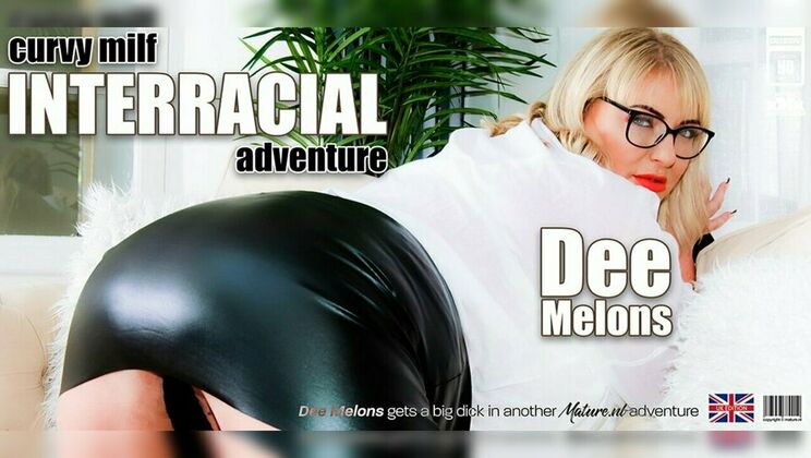 [Mature.nl] - British MILF Dee Melons Rides a Big Black Cock